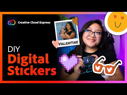 Pelajari Cara Membuat Stiker Kustom dalam Beberapa Menit |  Adobe Creative Cloud Express